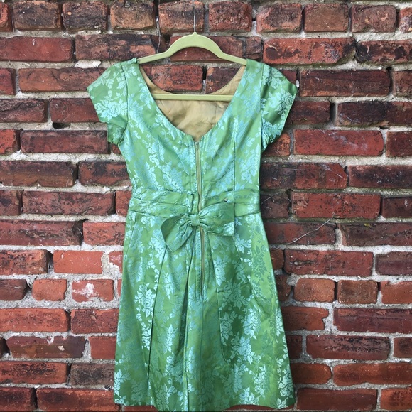 Gorgeous, vintage, handmade, one of a kind floral gown. - Picture 2 of 5